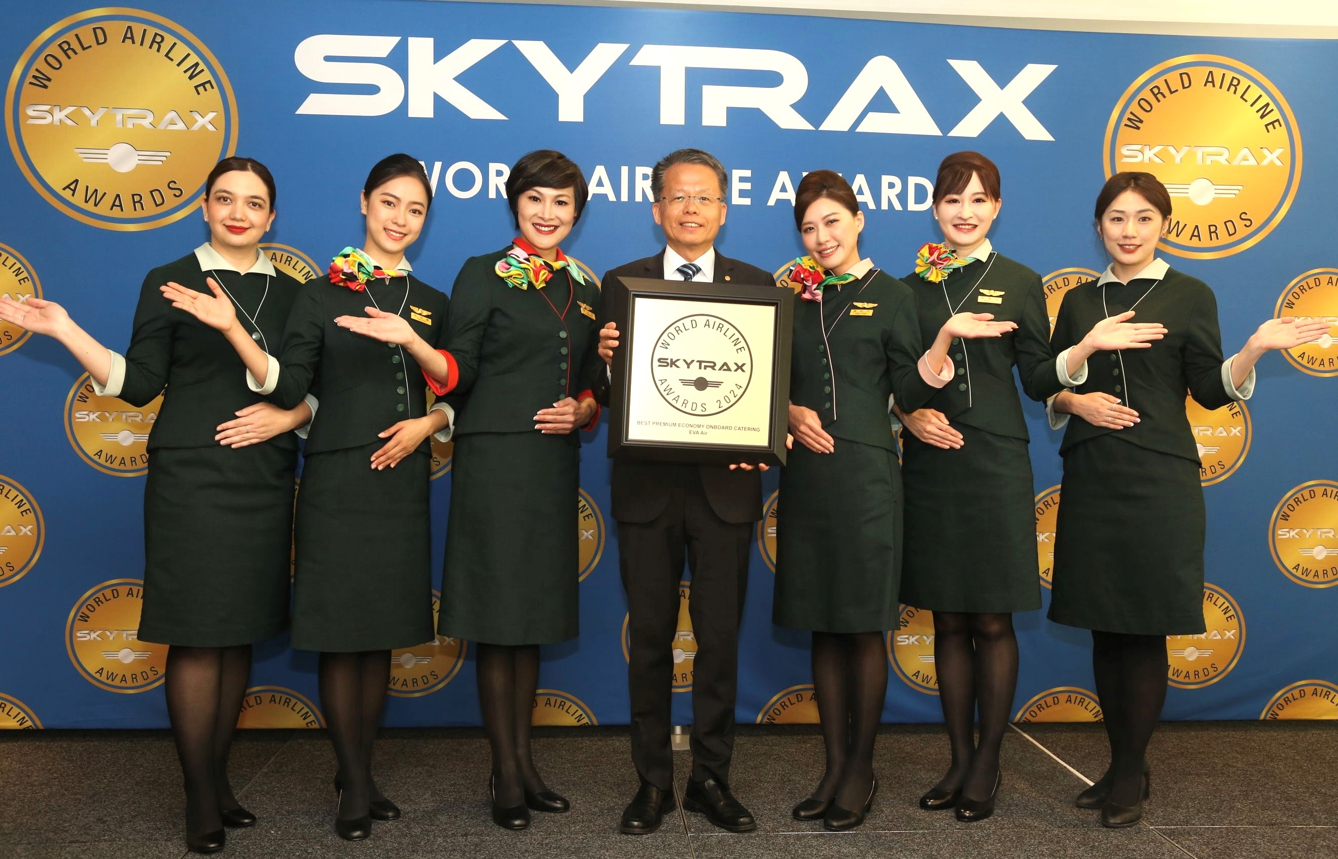 長榮航空榮獲航空界奧斯卡SKYTRAX肯定 躍升全球十大最佳航空公司第8名
