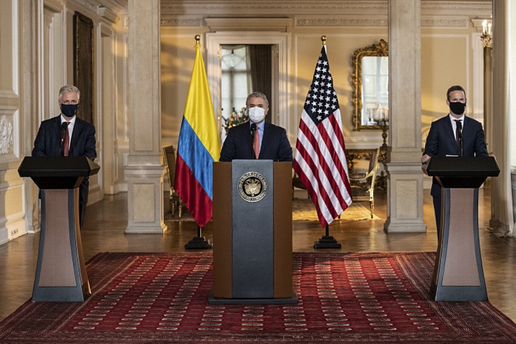 美国与哥伦比亚联合实施新的禁毒计划