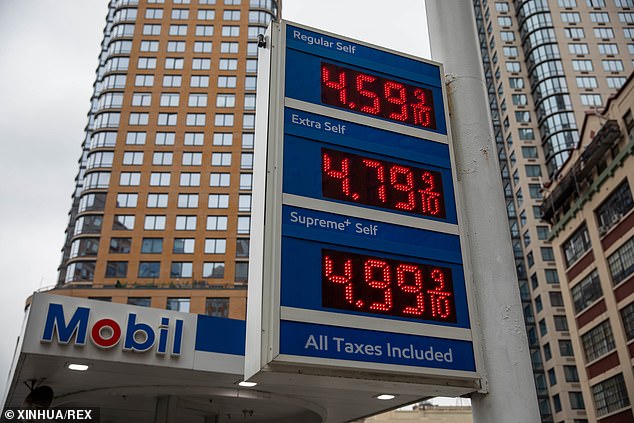 美国油价一年时间上涨1.22美元每加仑！