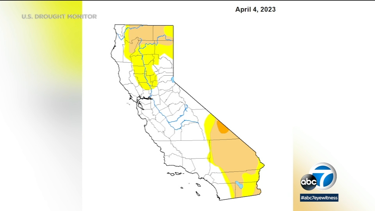 加州仅不到9%的地区仍处于干旱状态