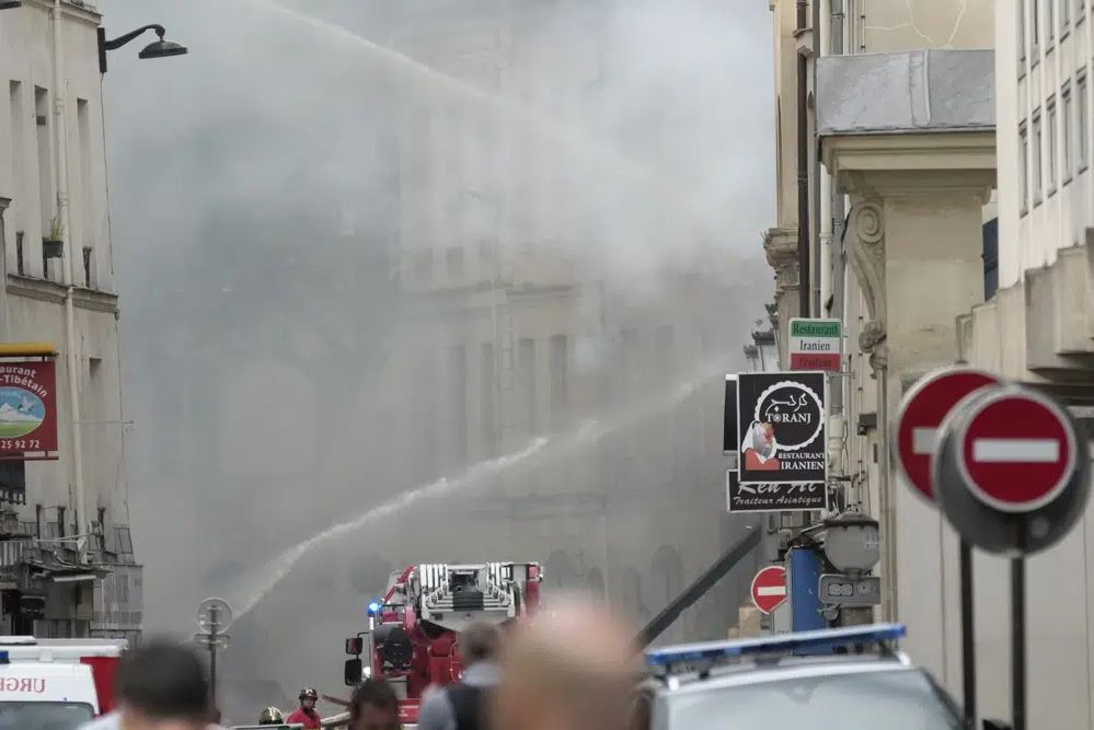 周三巴黎左岸的一座建筑发生了一起强烈的爆炸 导致24人受伤