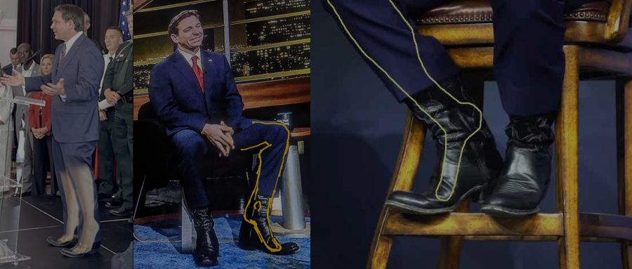 被特朗普嘲笑！佛州州长德桑蒂斯疑穿增高鞋垫 视频在网上爆火！