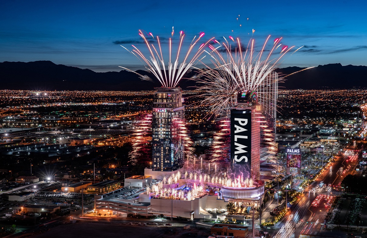 PALMS CASINO RESORT 以無限景觀與璀璨煙火迎接 2026